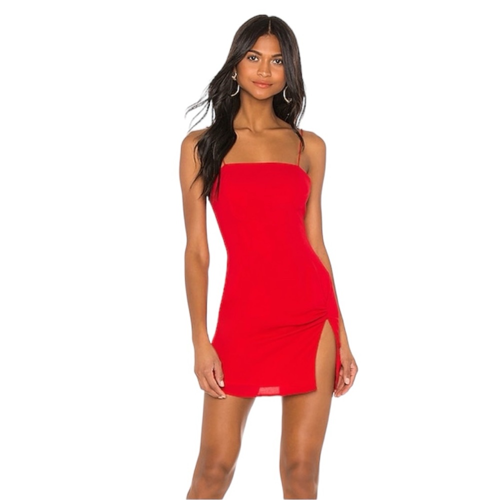 Superdown Syrus Slit Mini Dress